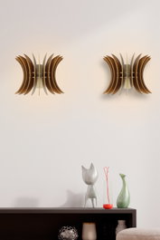 Opviq Wing Sconce 206-WK2 Color nogal